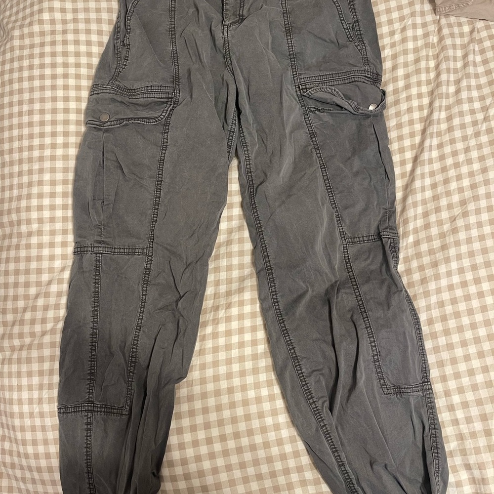 Garage Charcoal Cargo Jogger Pants